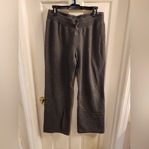 Nike sweatpants size LG dark gray